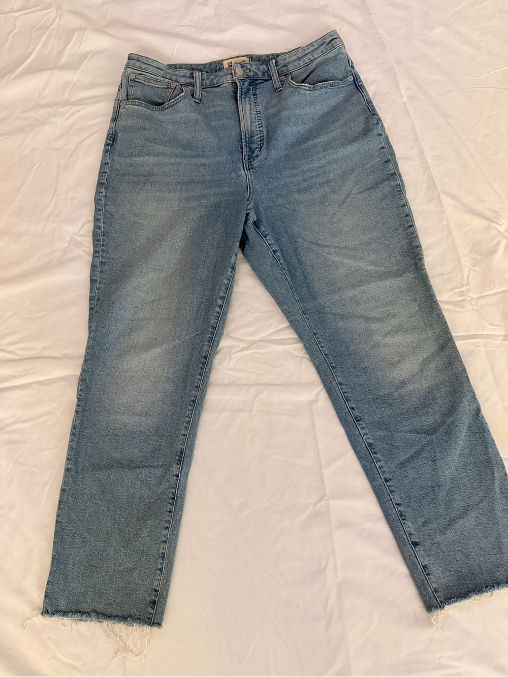 Madewell Light Blue Straight Leg Jeans